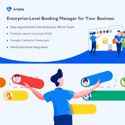 Amelia – Enterprise-Level Appointment Booking WordPress Plugin