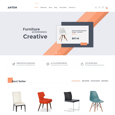 SNS Anton – Furniture WooCommerce WordPress Theme 