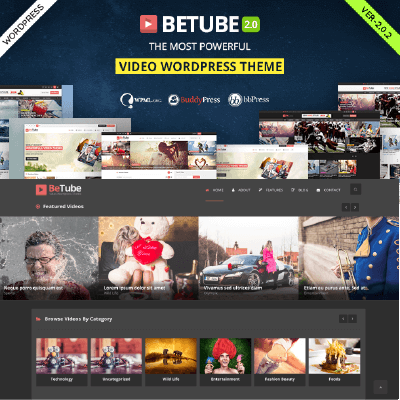 Betube Video WordPress Theme