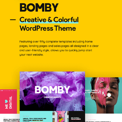 Bomby – Creative Multi-Purpose WordPress Theme