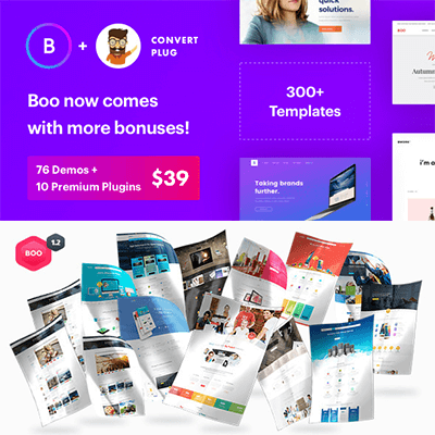 Boo | Responsive Multi-Purpose WordPress Theme