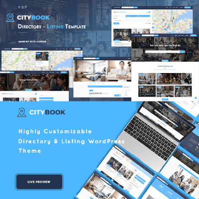 CityBook – Directory & Listing WordPress Theme