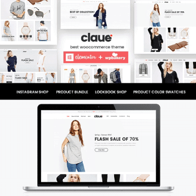 Claue – Clean, Minimal Elementor WooCommerce Theme