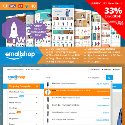 EmallShop – Responsive Multipurpose WooCommerce Theme