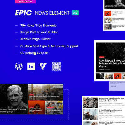 Epic News Elements – News Magazine Blog Element & Blog Add Ons for Elementor & WPBakery Page Builder