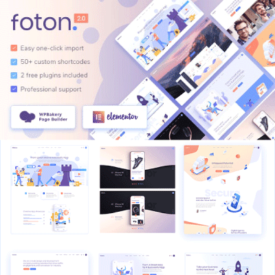 Foton – Software and App Landing Page Theme