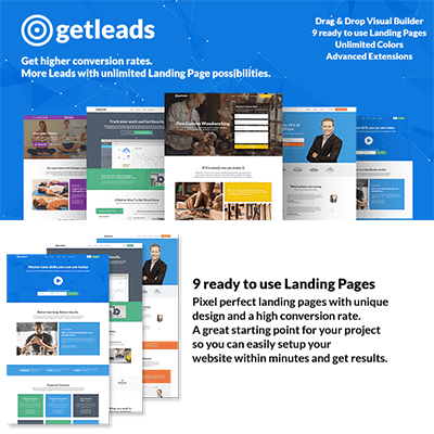 Getleads High-Performance Landing Page WordPress Theme