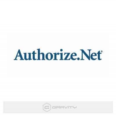 Gravity Forms Authorize net Addon