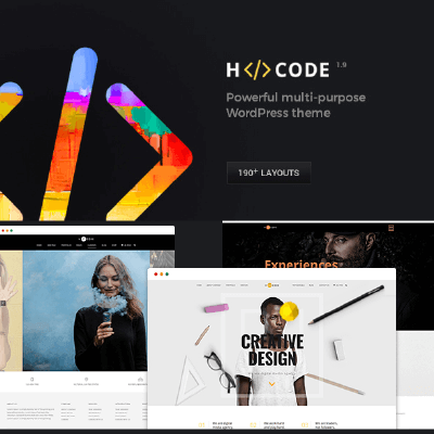 H-Code Responsive & Multipurpose WordPress Theme