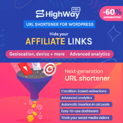 HighWayPro – Ultimate URL Shortener & Link Cloaker for WordPress
