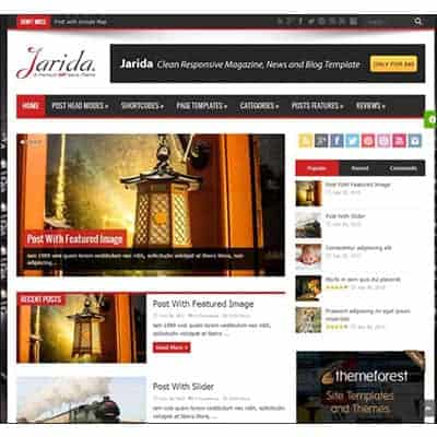 Jarida – Responsive WordPress News, Magazine, Blog