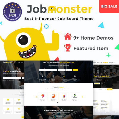 Jobmonster – Job Board WordPress Theme