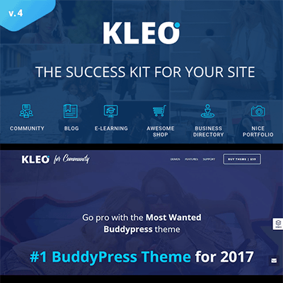 KLEO – Pro Community Focused, Multi-Purpose BuddyPress Theme