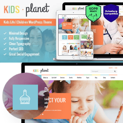 Kids Planet – A Multipurpose Children WordPress Theme for Kindergarten and Playgroup