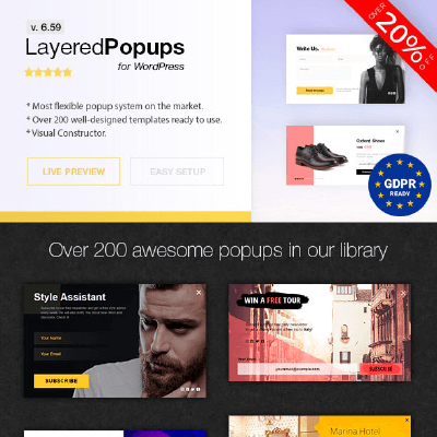 Popup Plugin for WordPress – Green Popups (formerly Layered Popups)