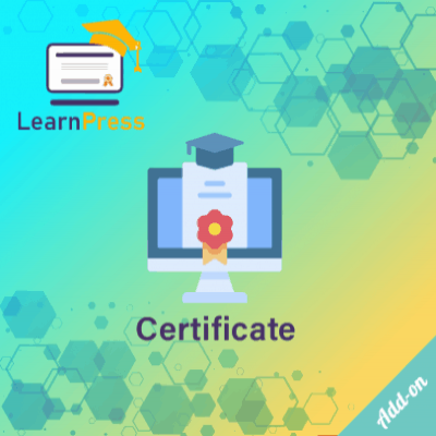 Certificates add-on for LearnPress