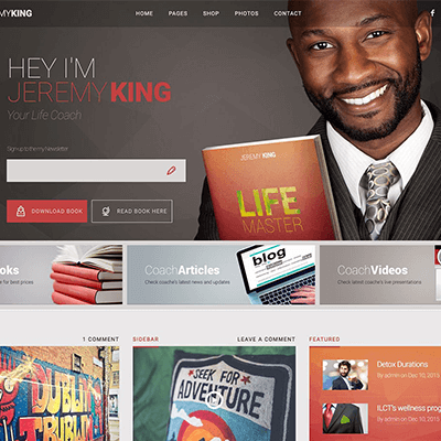 Life Coach WordPress Theme