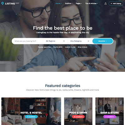 ListingEasy Directory WordPress Theme 