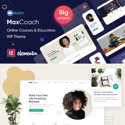 MaxCoach – Online Courses, Personal Coaching & Education WP Theme