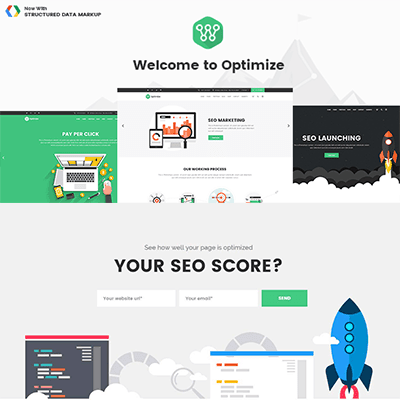 Optimize – SEO, Digital Marketing, Social Media Theme