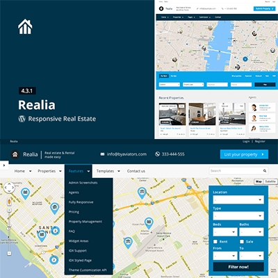 Realia – Responsive Real Estate WordPress Theme