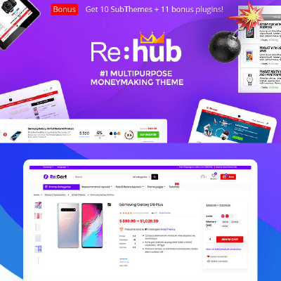 REHub – Price Comparison, Affiliate Marketing, Multi Vendor Store, Community Theme