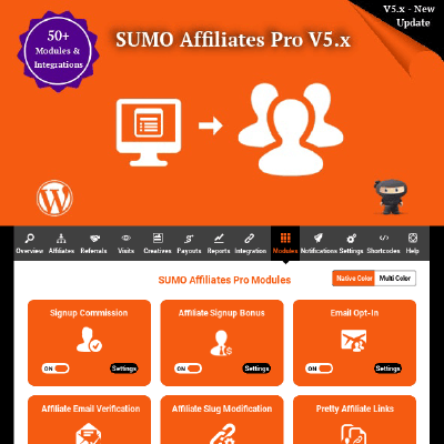 SUMO Affiliates Pro – WordPress Affiliate Plugin