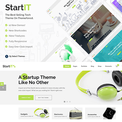 Startit – A Fresh Startup Business Theme 
