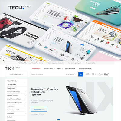 Techmarket – Multi-demo & Electronics Store WooCommerce Theme