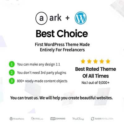 The Ark | WordPress Theme made for Freelancers