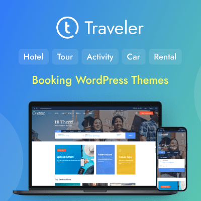 Traveler – Travel Booking WordPress Theme