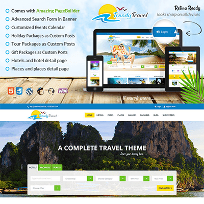 Trendy Travel – Tour, Travel & Travel Agency Theme 