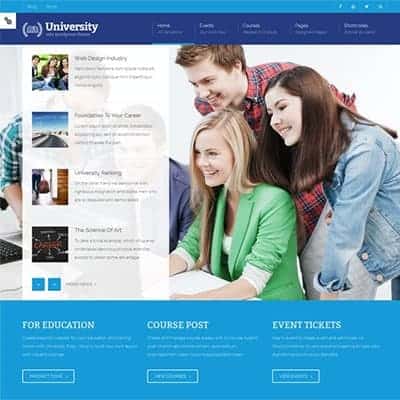 University – Education, Event and Course Theme 