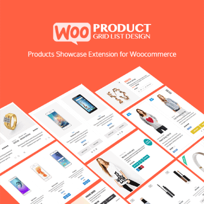 WOO Product Grid/List Design- Responsive Products Showcase Extension for WooCommerce