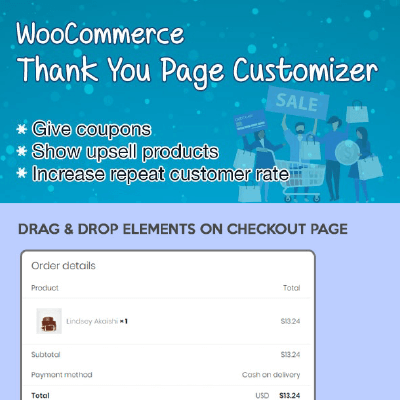 WooCommerce Thank You Page Customizer – Increase Customer Retention Rate – Boost Sales