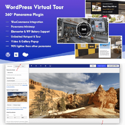 WordPress Virtual Tour 360 Panorama Plugin