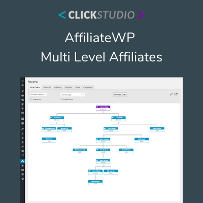 AffiliateWP – Multi Level Affiliates (by ClickStudio)