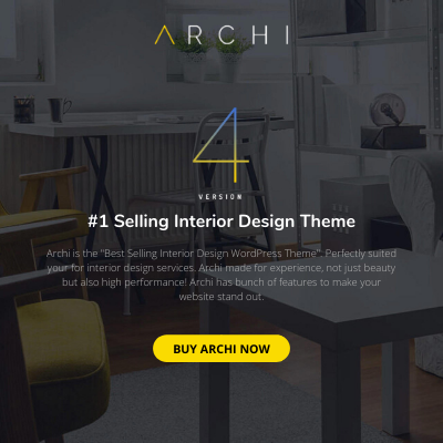 Archi – Interior Design WordPress Theme