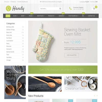 Handy – Handmade Shop WordPress WooCommerce Theme