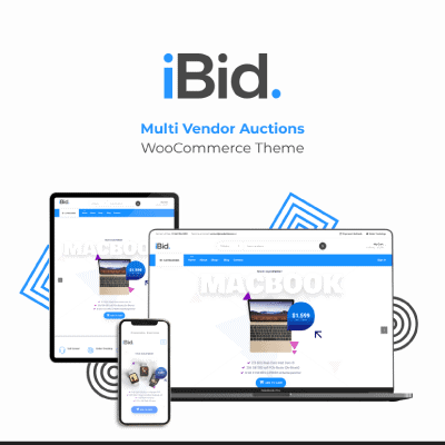 iBid – Multi Vendor Auctions WooCommerce Theme