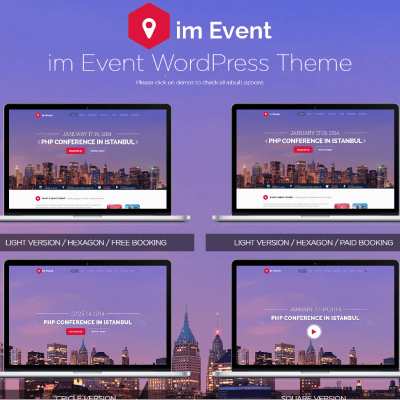 imEvent – Conference Meetup WordPress Theme