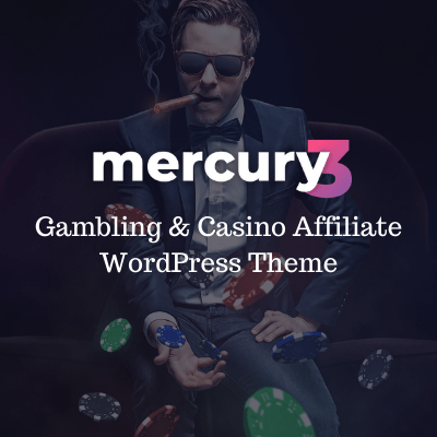 Mercury – Gambling & Casino Affiliate WordPress Theme. News & Reviews