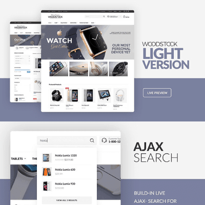 Woodstock – Electronics Responsive WooCommerce Theme