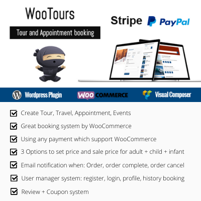 WooTour – WooCommerce Travel Tour Booking