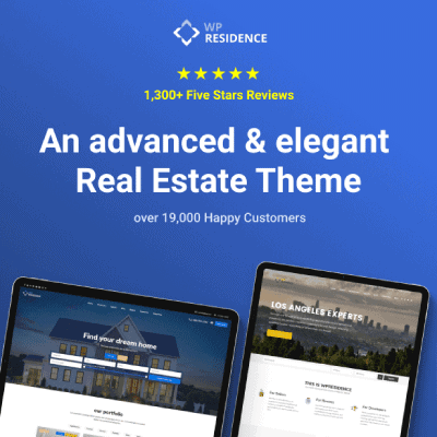 Residence Real Estate WordPress Theme