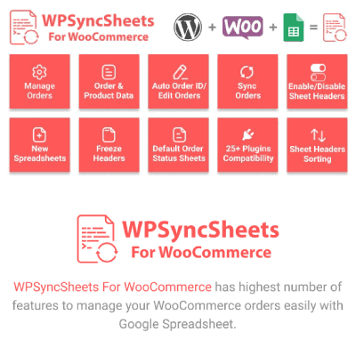 WooCommerce Google Spreadsheet Addon – (Import / Export)